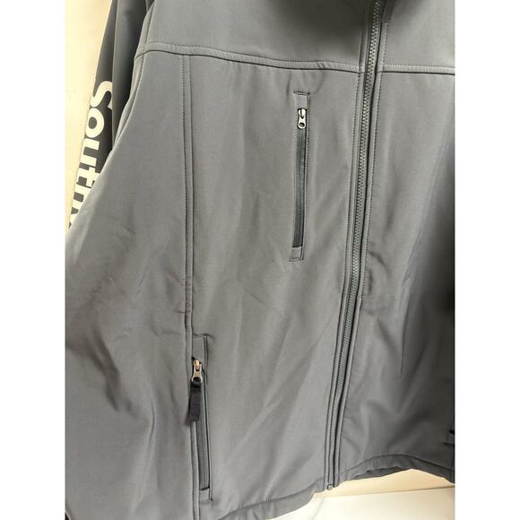 Southwest Airlines Softshell Jacket 3XL Gray Convertible Sleeves Vest Logo - Picture 3 of 8